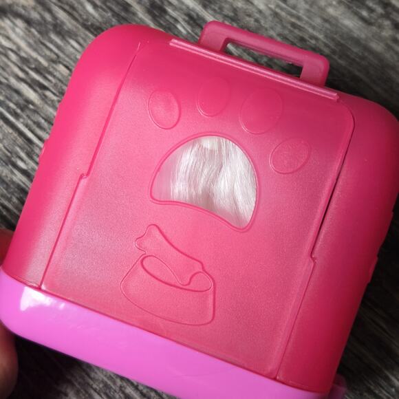 VTG 1988 My Pretty Pets Cititoys Long Hair Pink Puppy Dog Sweetie Pup & Carrier - Picture 12 of 16